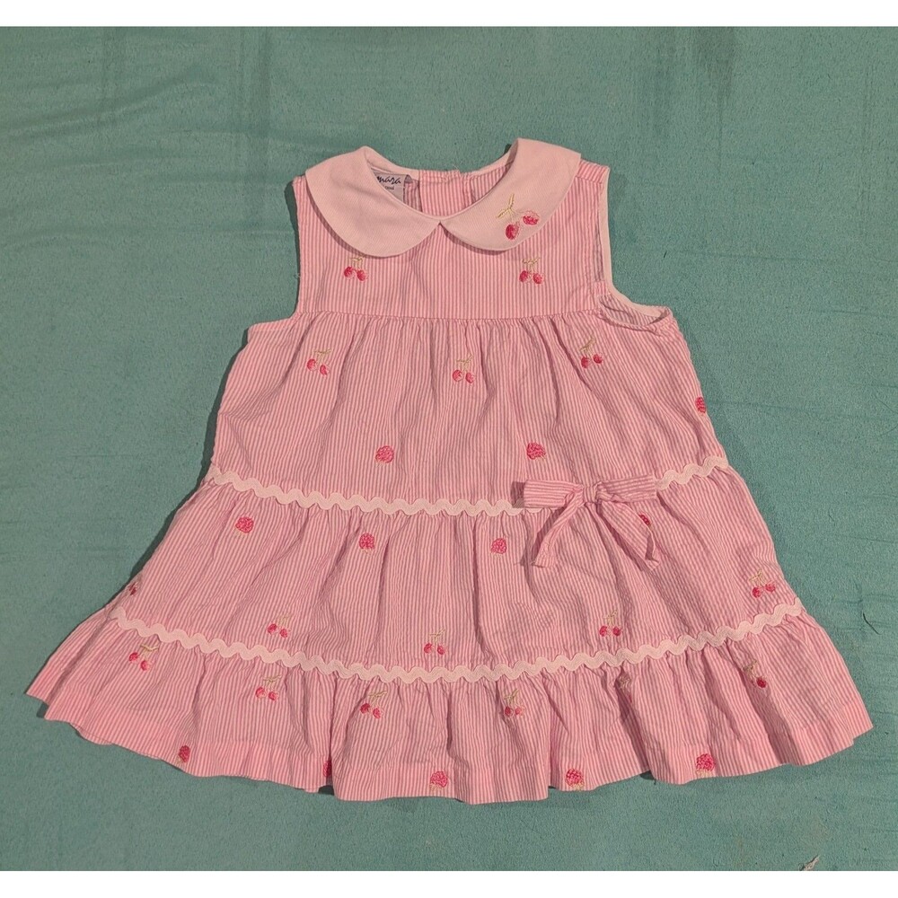 Vintage Samara Dress Girls 3T Cherries Fruit